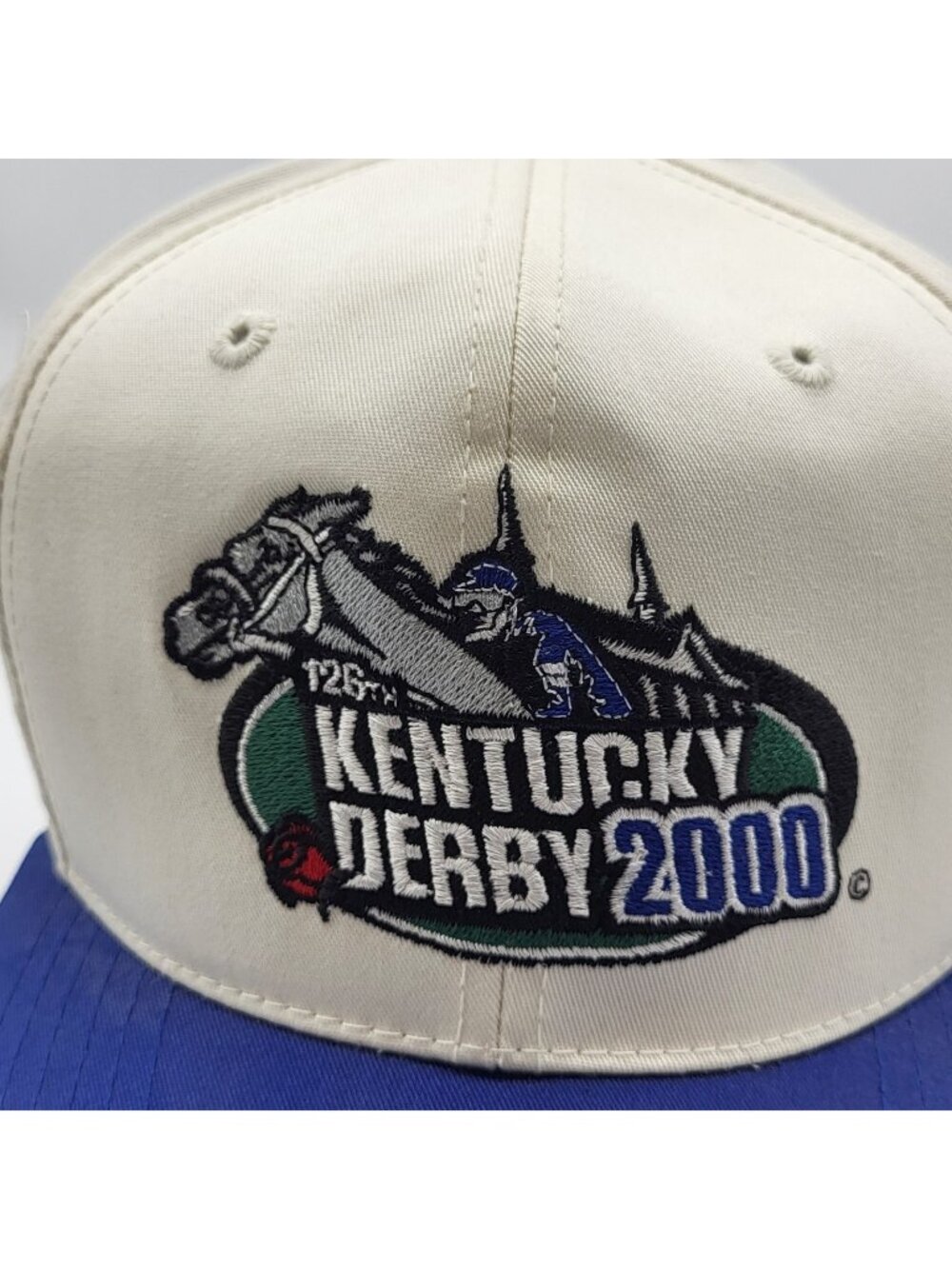 Vtg Y2K Cap 2000 126th Kentucky Derby Churchill Downs Horse Racing Baseball Hat